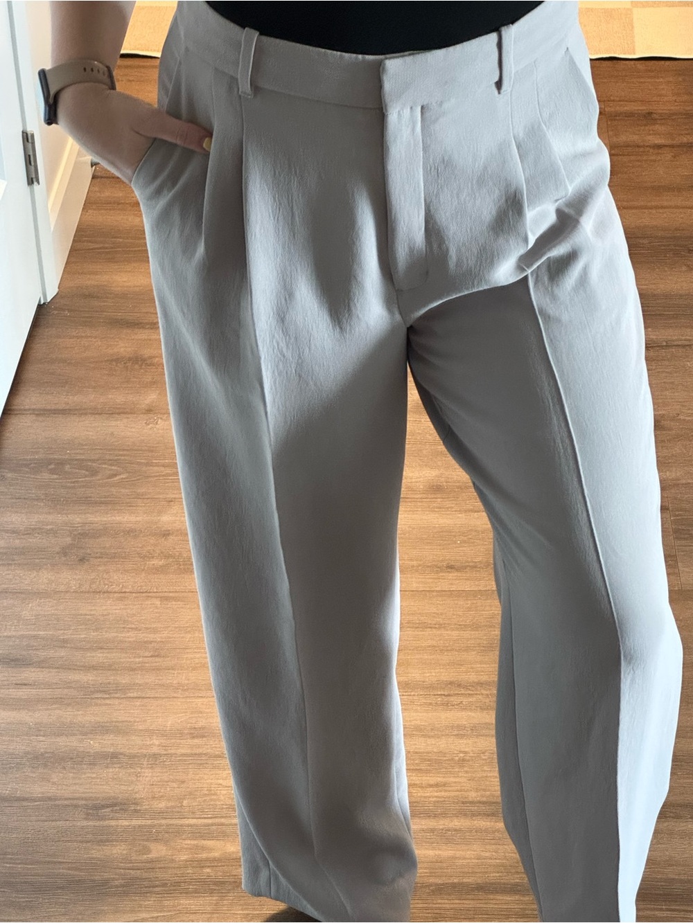 Wilfred taupe-gray Effortless Pant tall